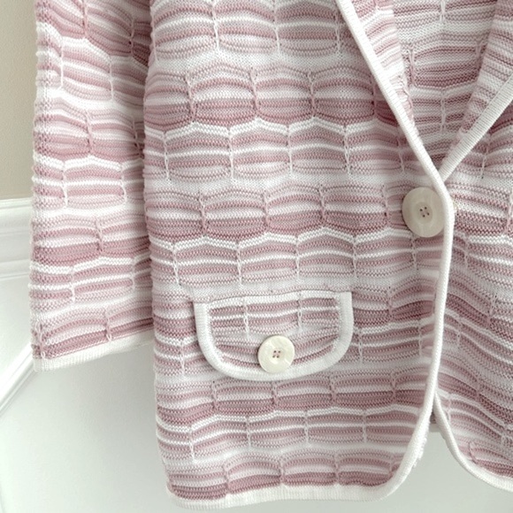 Luisa Spagnoli size M Cotton Sweater Blazer - Picture 8 of 16